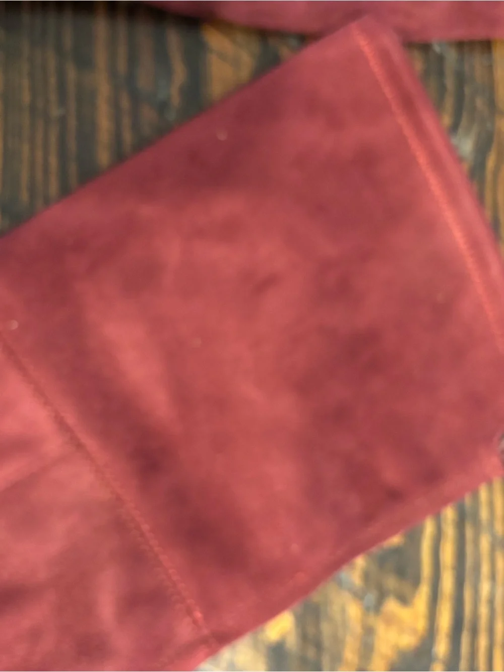 Charlotte Russe Burgundy Over-the-Knee Suede High Heel Boots